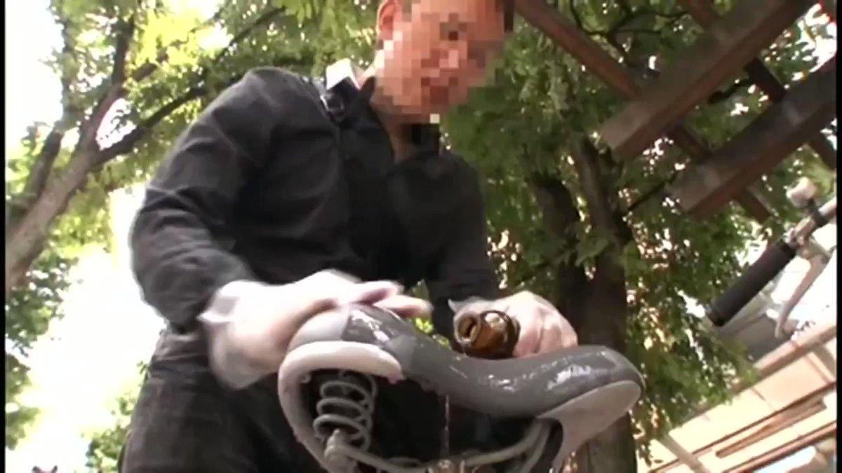 自転車の椅子に媚薬を塗られ通学路でも我慢できずサドルオナニーをするほど発情しまくる女子校生 Post1