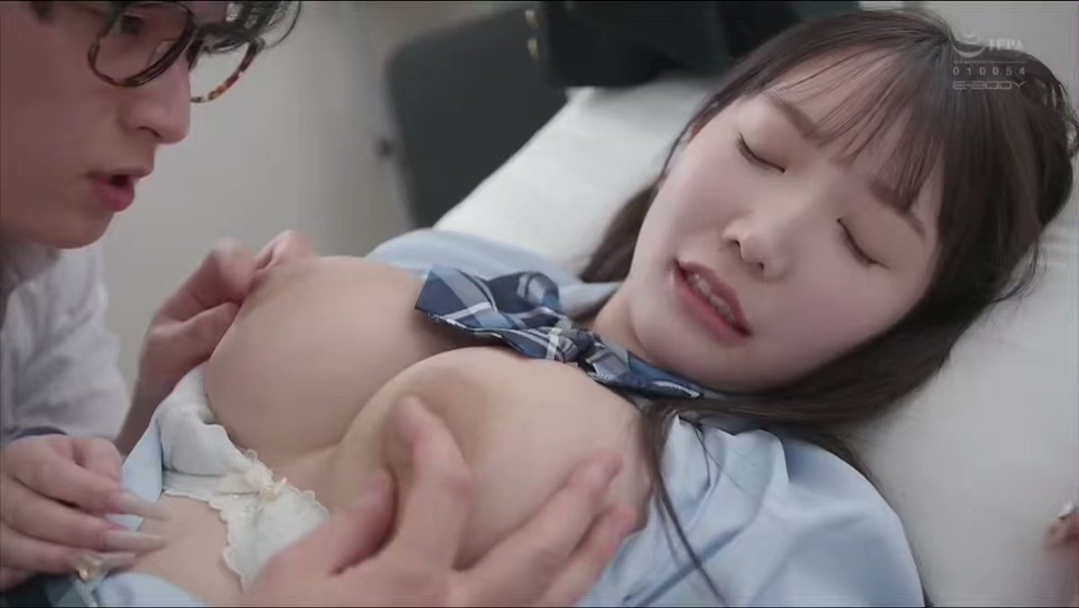 仮病で保健室に来る学校舐めてる‘無口な爆乳制服女子’をお（媚）薬処方してキメセク診察 弓乃りむ Post3